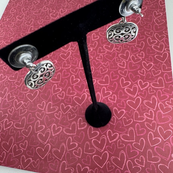 Brighton Silver and Gold Tone Dangle Earrings - Picture 3 of 6